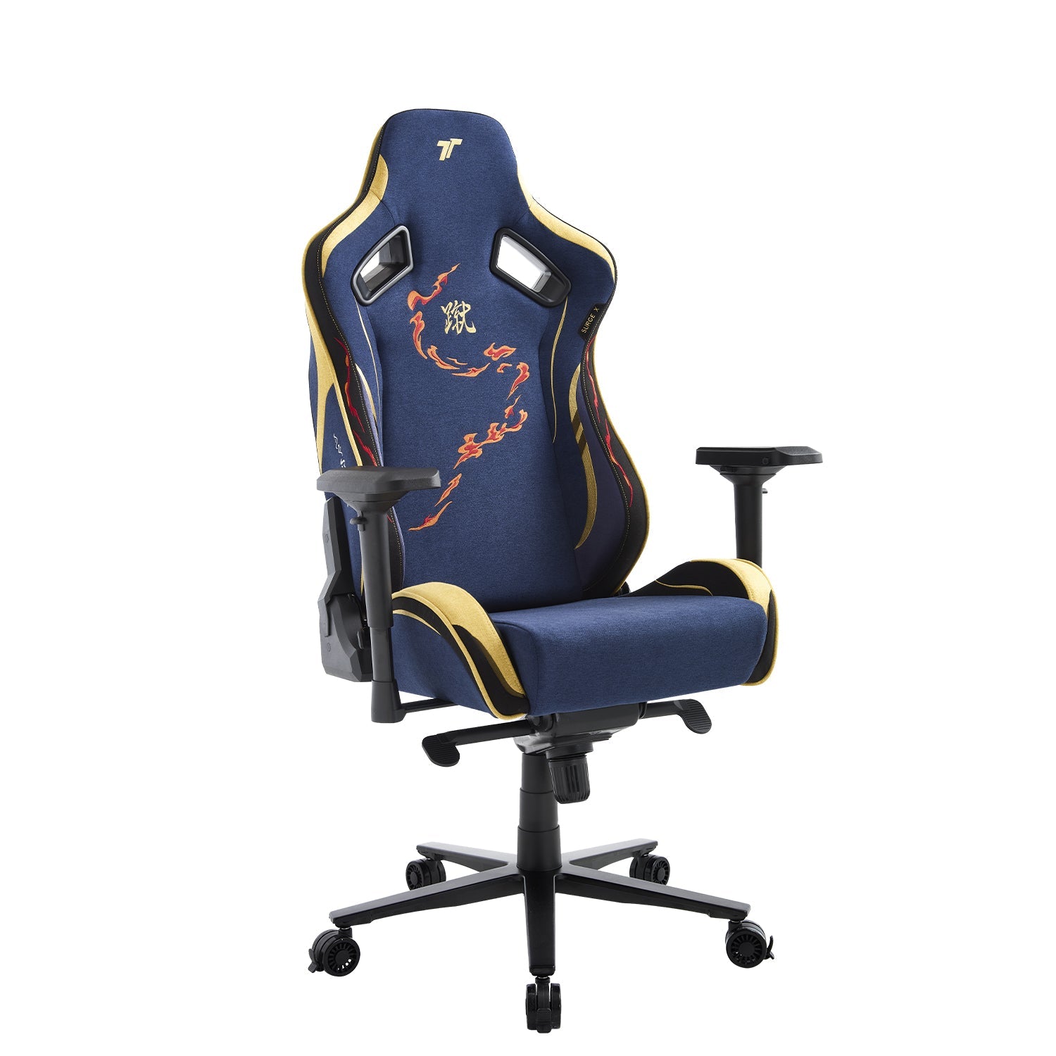 360ยฐ view of TTRacing Surge X Air Threads Fabric Gaming Chair - Sanji Edition - angle 2
