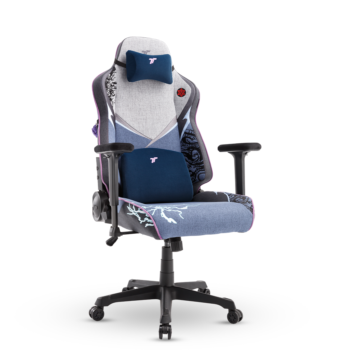 360° view of TTRacing Swift X Pro Air Threads Fabric Gaming Chair - Sasuke Edition - angle 2