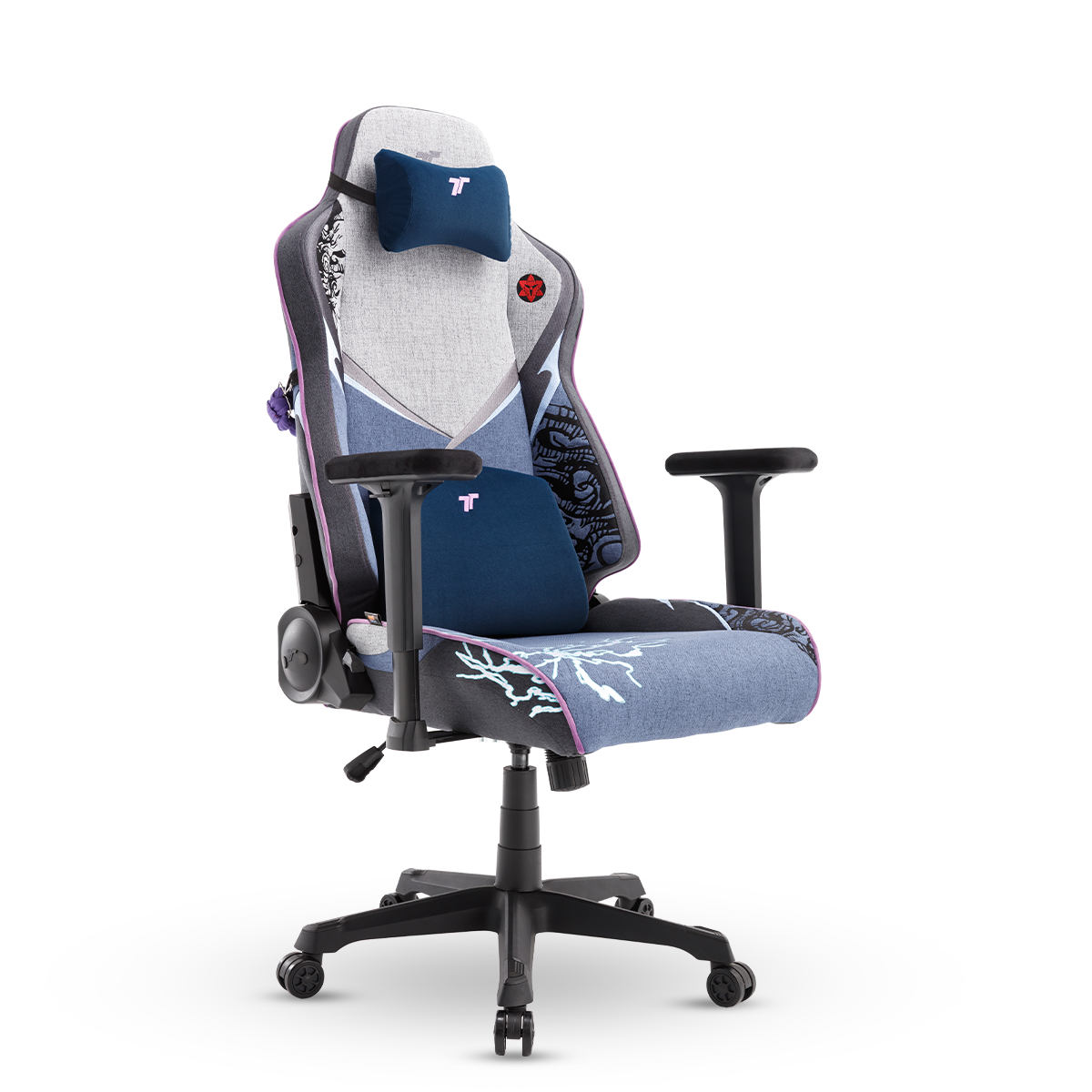 360° view of TTRacing Swift X Pro Air Threads Fabric Gaming Chair - Sasuke Edition - angle 3