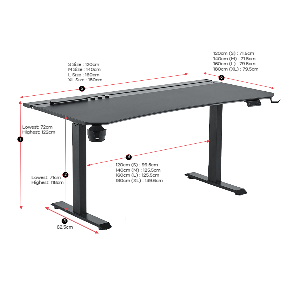 Tivon Smart Standing Desk