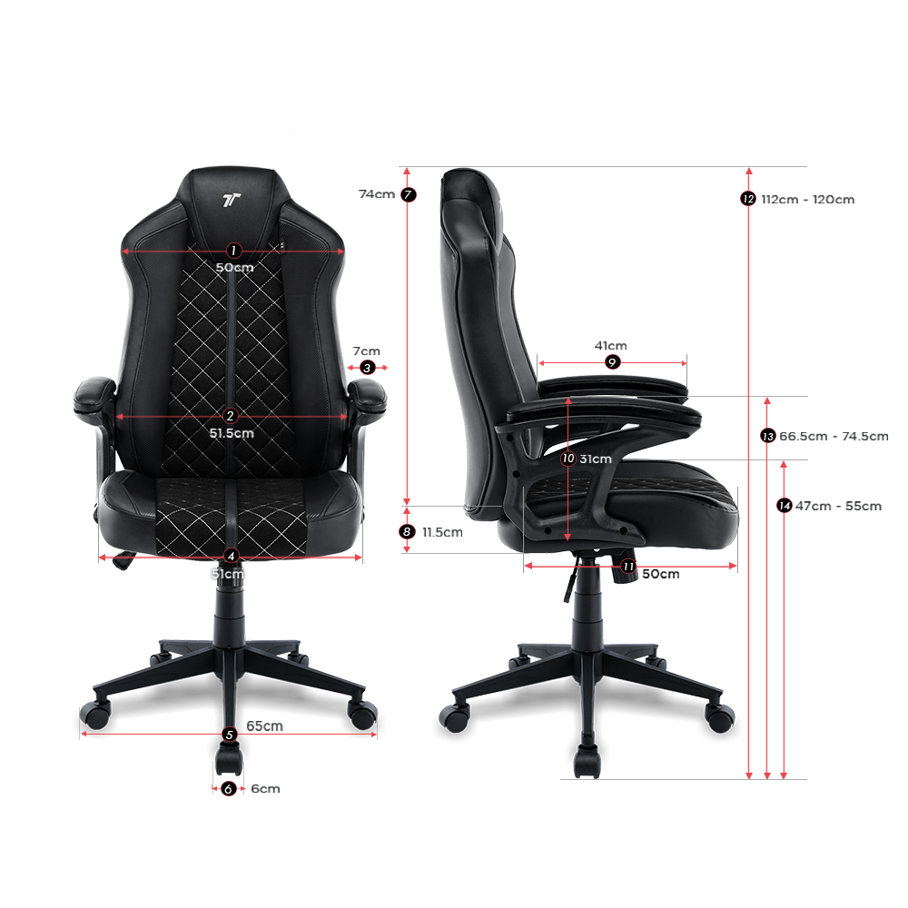TTRacing Duo V4 Air Threads Fabric Gaming Chair - Grogu Edition