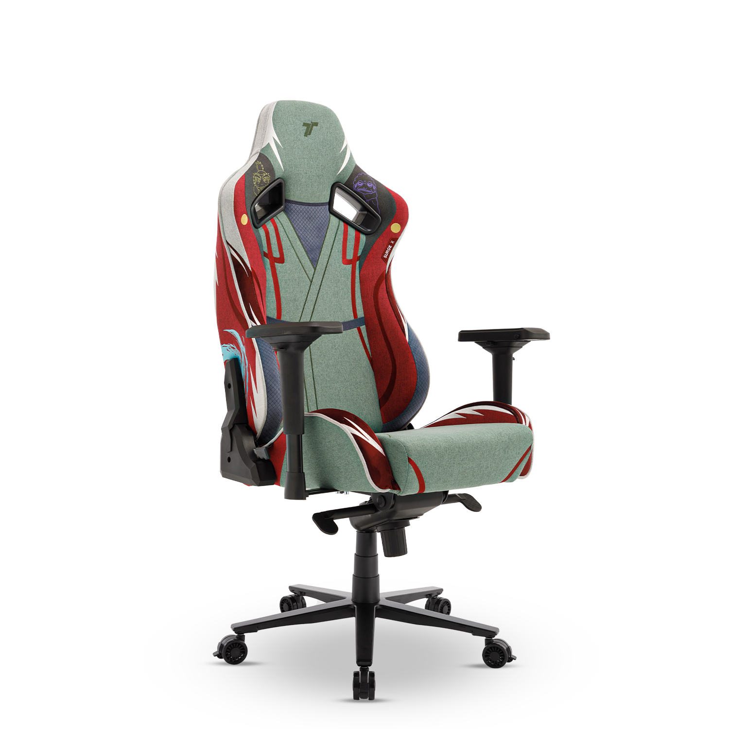 360° view of TTRacing Surge X Air Threads Fabric Gaming Chair - Jiraiya Edition - angle 12