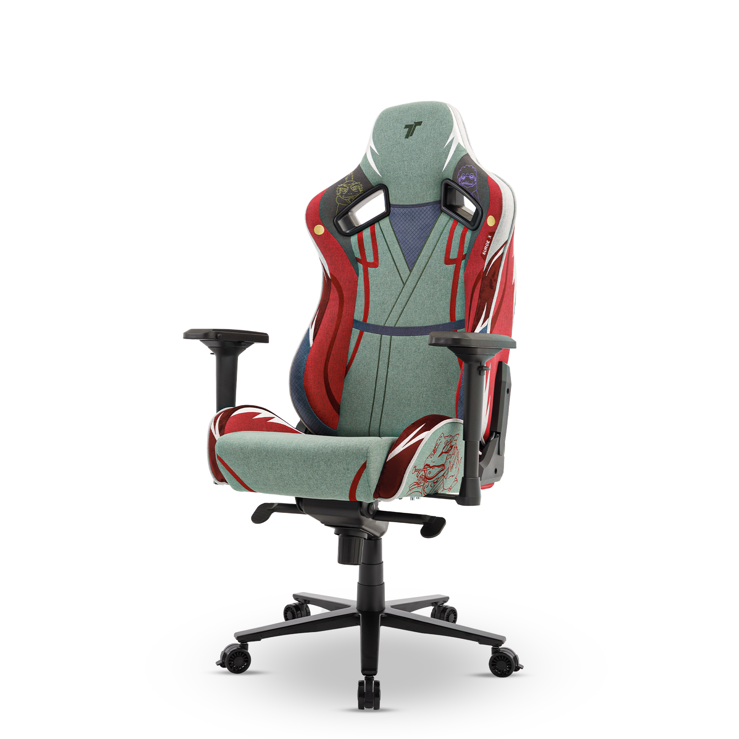 360° view of TTRacing Surge X Air Threads Fabric Gaming Chair - Jiraiya Edition - angle 18