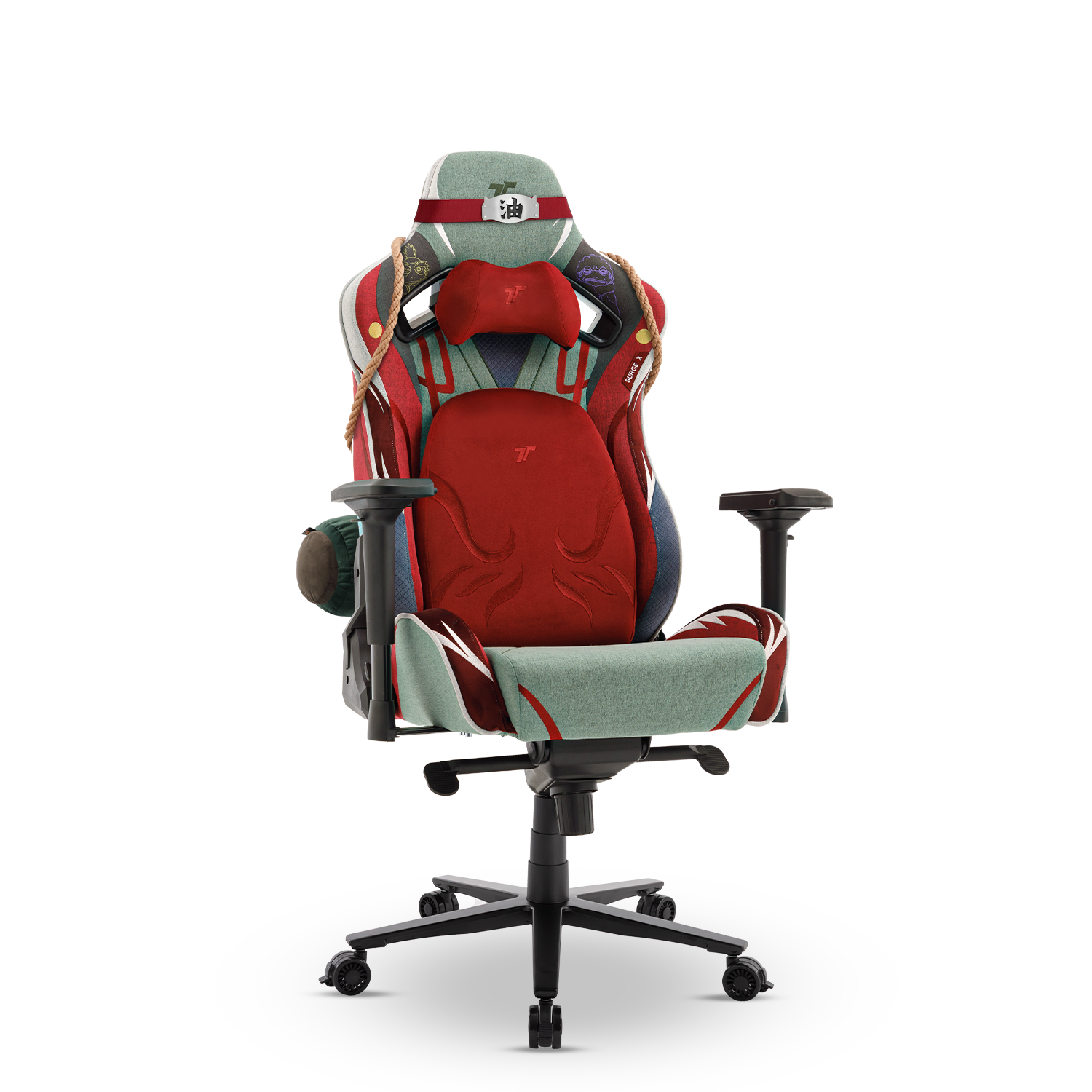 360° view of TTRacing Surge X Air Threads Fabric Gaming Chair - Jiraiya Edition - angle 2