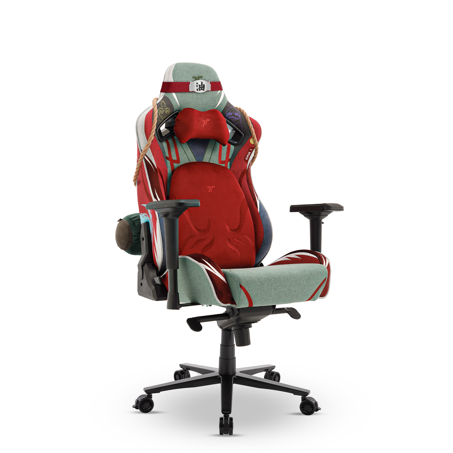 360° view of TTRacing Surge X Air Threads Fabric Gaming Chair - Jiraiya Edition - angle 3