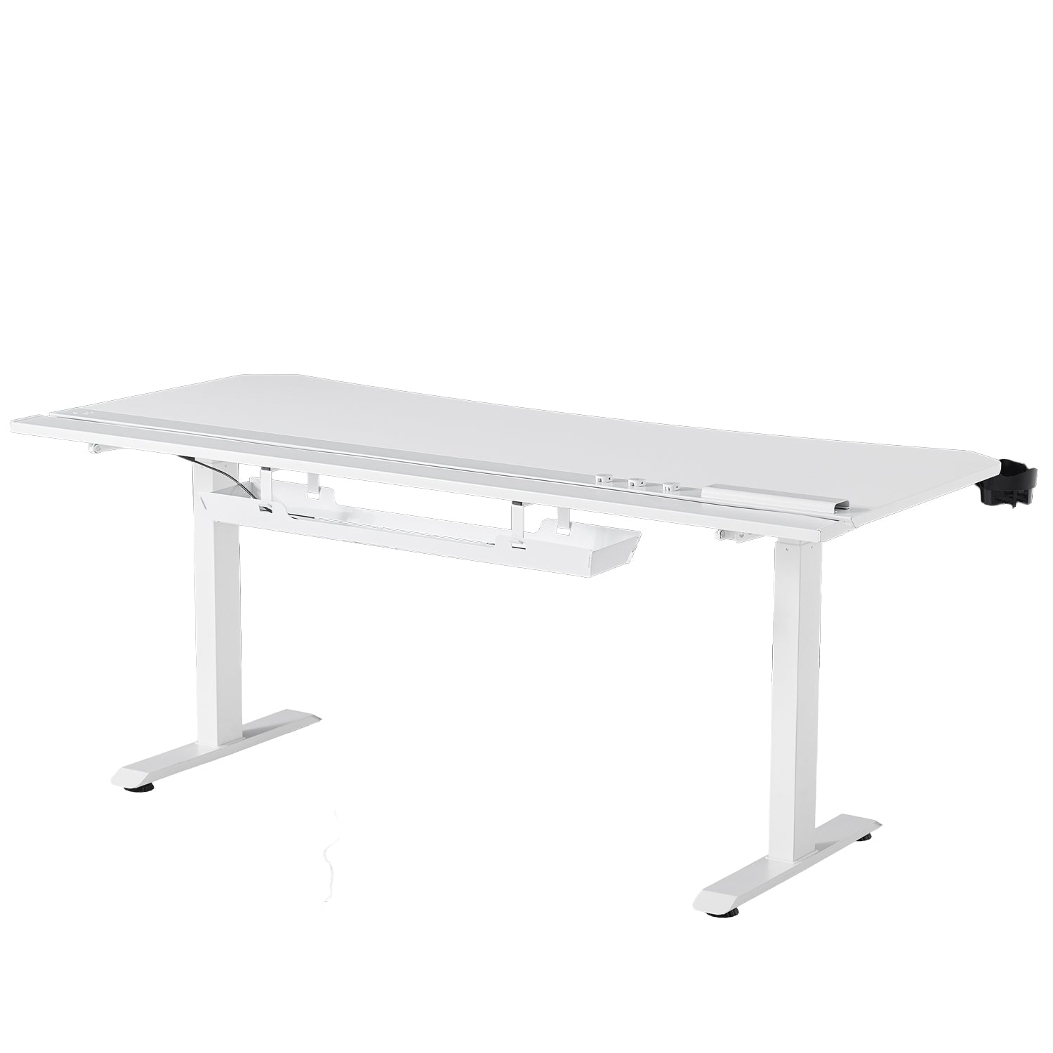 360° view of TTRacing TIVON Smart Standing Desk - Howlite - angle 4