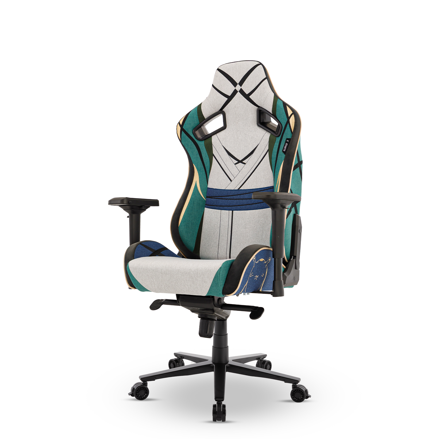 360° view of TTRacing Surge X Air Threads Fabric Gaming Chair - Tsunade Edition - angle 18