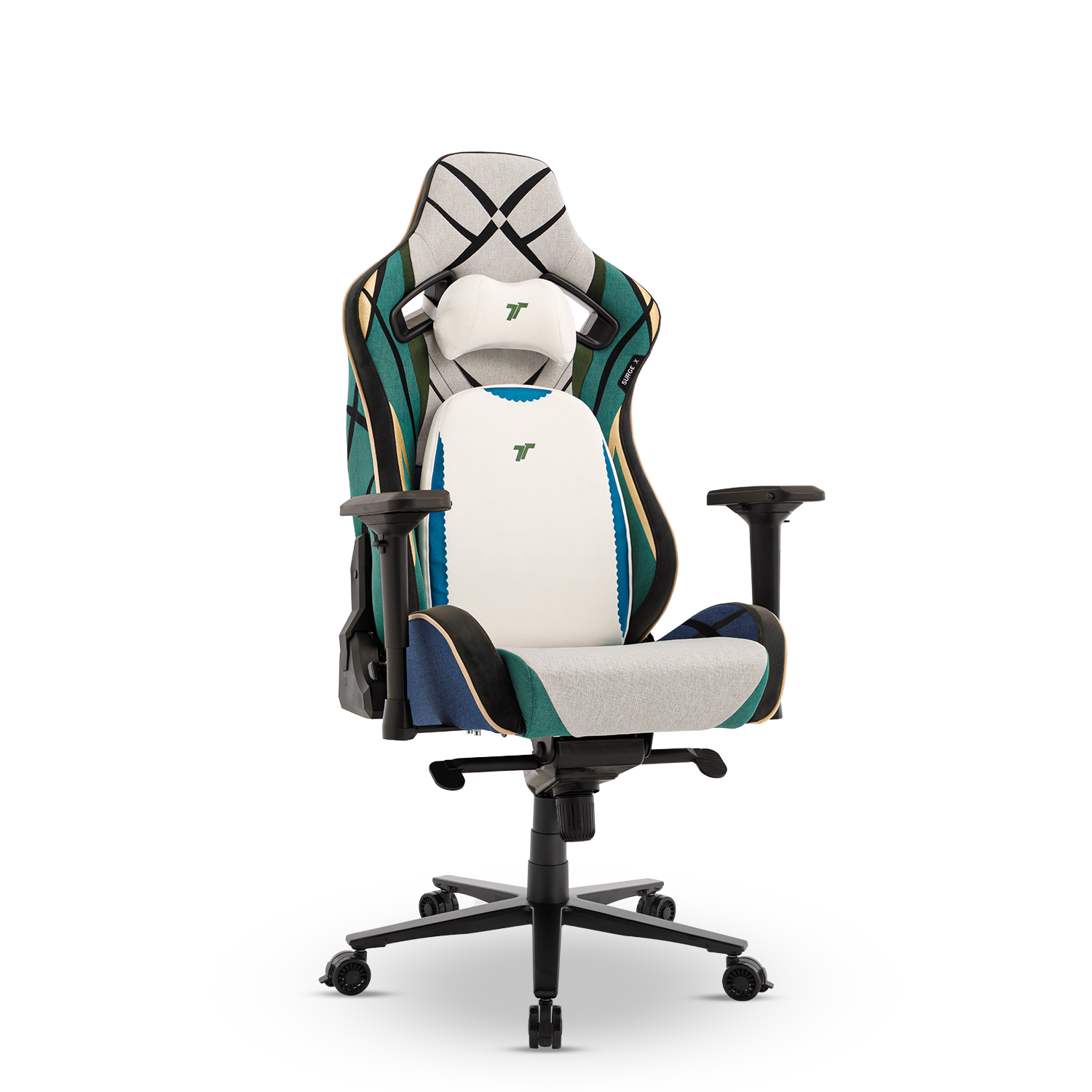 360° view of TTRacing Surge X Air Threads Fabric Gaming Chair - Tsunade Edition - angle 2
