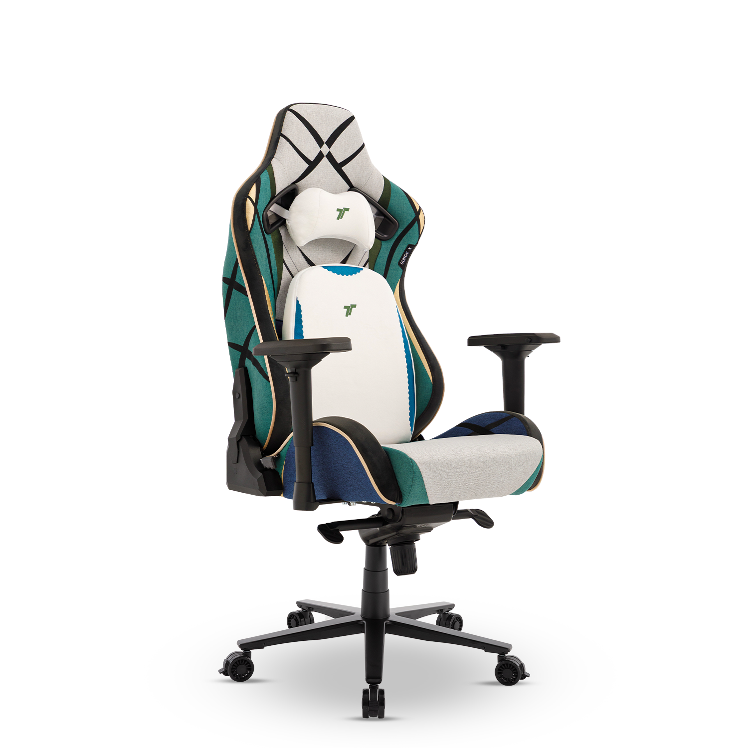 360° view of TTRacing Surge X Air Threads Fabric Gaming Chair - Tsunade Edition - angle 3